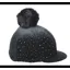 Shires Velvet Sparkle Hat Cover In Black