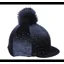 Shires Velvet Sparkle Hat Cover In Navy