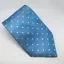 Equetech Polka Dot Show Tie in Blue